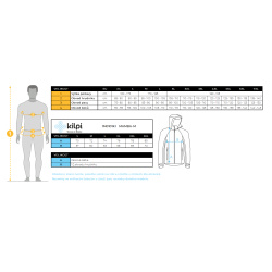_Kilpi Mamba-M cerna 1M0101 panska lehka nepromokava outdoorova bunda zmereno
