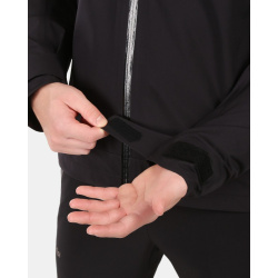 Kilpi Mamba-M cerna 1M0101 panska lehka nepromokava outdoorova hardshell bunda 4