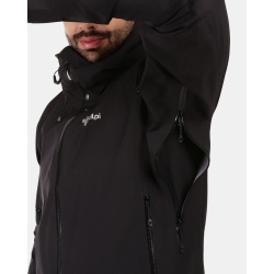 Kilpi Mamba-M cerna 1M0101 panska lehka nepromokava outdoorova hardshell bunda 6