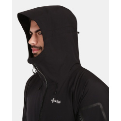 Kilpi Mamba-M cerna 1M0101 panska lehka nepromokava outdoorova hardshell bunda 7