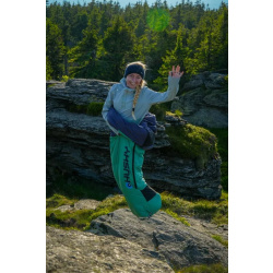 Husky Dinis -10°C blue/mint letni perovy spaci pytel 9