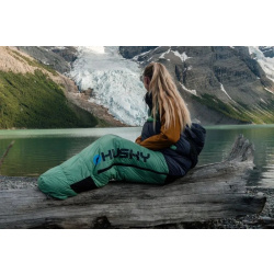 Husky Dinis -10°C blue/mint letni perovy spaci pytel 19