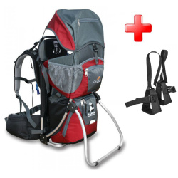 Corazon Panda cervena + Stupacky detska sedacka + stupacky zdarma