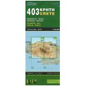 ORAMA 403 Kréta Psiloritis, Bali, Iraklio, Anogia 1:50 000 turistická mapa