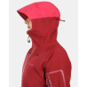 Kilpi Mamba-W tmave cervena 1L0101KIDRD damska lehka nepromokava bunda 8