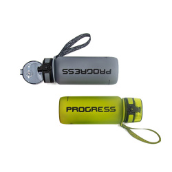 Progres Tritan Bottle 650 ml sportovni lahev s pojistkou a poutkem seda 4