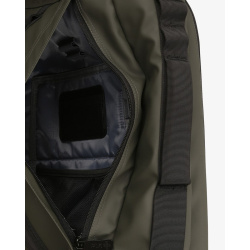 Kilpi Nitron U 25l WU0904KI unisex lifestylovy mestsky batoh na laptop tmave zelena 5