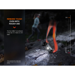 Fenix HM62T nabejeci celovka USB dobijeni vymenny akumulator vodotesna sport popruh 12