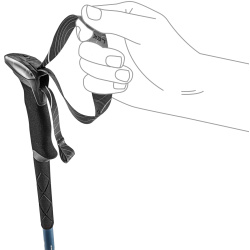 Leki Makalu 65628491 tridilne trekove hole bez odpruzeni pro postavu 155-205 cm 3