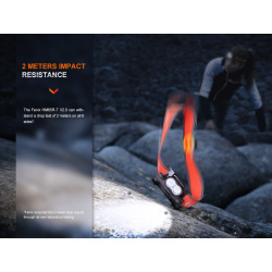 Fenix HM65RT V 20 cerna nabijeci celovka USB dobijeni vymenny akumulator vodotesna 12