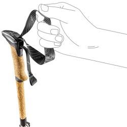 Leki Makalu FX Carbon AS Compact odpruzene skladaci trekove hole prodlouzeny uchop 3