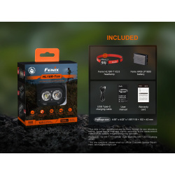 Fenix HL18R-T v20 nabijeci celovka vymenitelny akumulator USB dobijeni vodeodolna 18