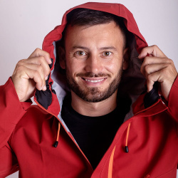 Progress Alpen Jkt Man terakota panska odolna  trivrstva nepromokava bunda 6