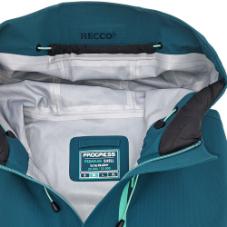 Progress Alpi Jkt Woman petrol dámská odolná  třívrstvá nepromokavá bunda 3