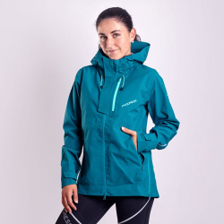 Progress Alpi Jkt Woman petrol dámská odolná  třívrstvá nepromokavá bunda 4