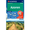 Kompas 2260 Azorske ostrovy 50 000 sada 2 turistickych map