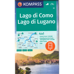 Kompas 91 Lago di Como Lago di Lugano 50 000