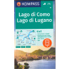 Kompas 91 Lago di Como Lago di Lugano 50 000