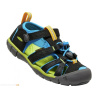 Keen Seacamp II CNX Youth black brilliant blue detske outdoorove sandaly i do vody