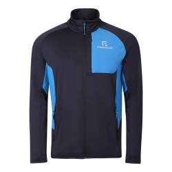 Progress Forbes cernomodra/modra panska funkcni sportovni mikina s Merino vlnou