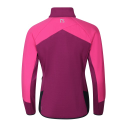 Progress Tarja fuchsie/ostruzina damska hybridni bunda s merino vlnou DWR 1