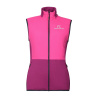 Progress Tarja Vest fuchsie/ostruzina damska hybridni vesta s merino vlnou DWR