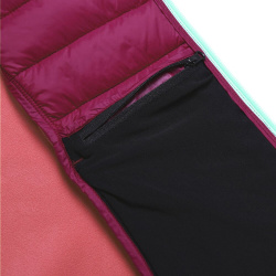 Progress Hybernia vinova/ruzova damska hybridni mikinana Thinsulate DWR 2