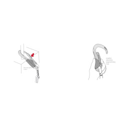 Ocun Captur Lite Swivel tlumic padu na zajistenych cestach via ferrata s obrtlikem brzda 4