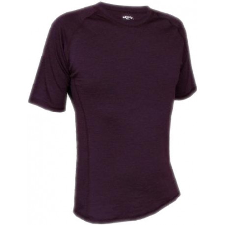 Jitex BoCo Kamad 902 TES tmavě fialová pánské triko krátký rukáv Merino vlna