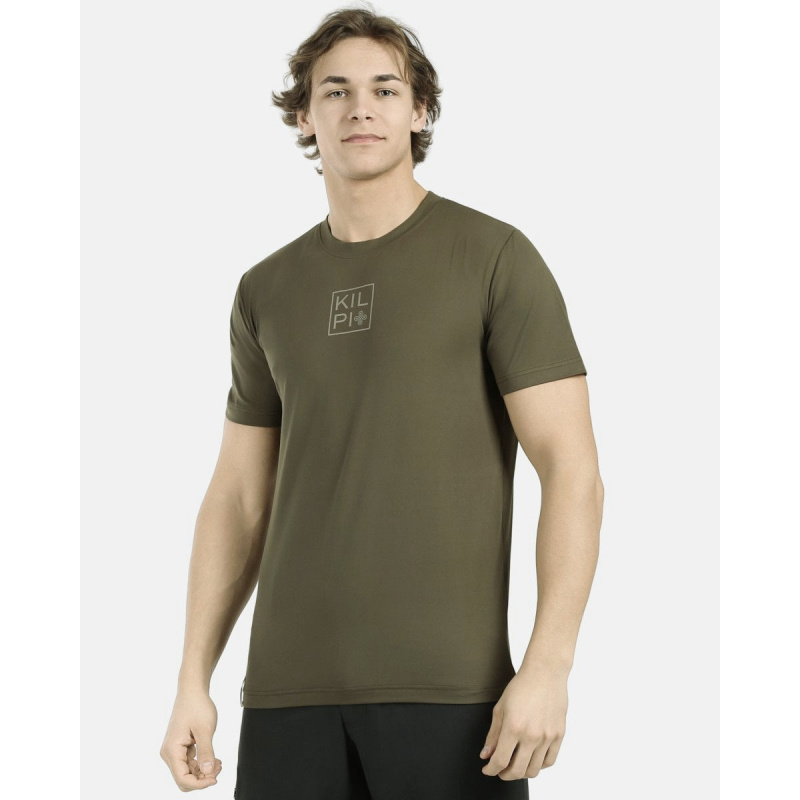 Kilpi Lismain-M khaki 1M0302KIKHK panske funkcni outdoorove triko kratky rukav