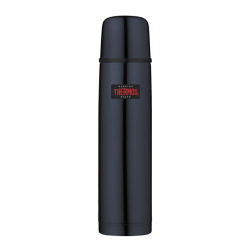 Thermos Mountain FBB 1l nerezova termoska s tlacitkovym uzaverem a salkem - tm. modra