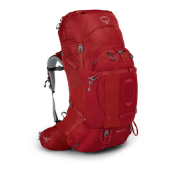 Osprey Ariel Plus 70l WM L damsky expedicni batoh carnelian red