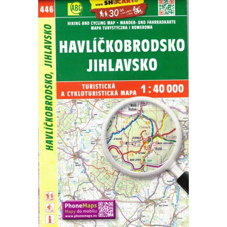 SHOCart 446 Havlíčkobrodsko, Jihlavsko 1:40 000