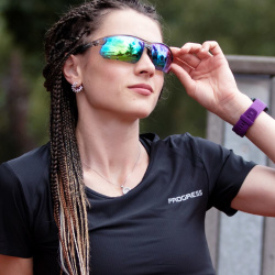 Progress Safari zelena/cerna sportovni slunecni bryle 4