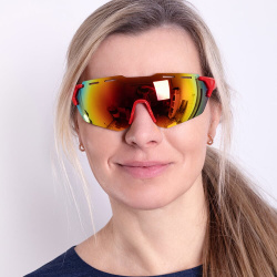 Progress Cross cervena sportovni slunecni bryle 4