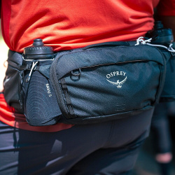 Osprey Savu 5l ledvinka cykloturistická nebo na běžky s kapsami na lahve raven black 4