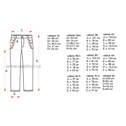 _Kilpi Tide-W modra damske turisticke kalhoty