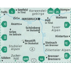 Kompas 36 Innsbruck, Brenner 50 000 Oblast