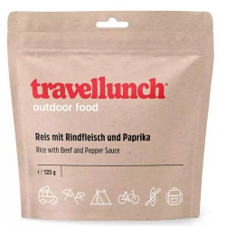 Travellunch Pikantni hovezi s ryzi a zeleninou 1 porce expedicni strava