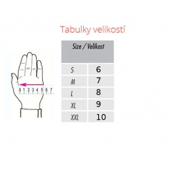 R2 Blizzard ATR03E cerna neonove zluta unisex softshellove rukavice zmereno