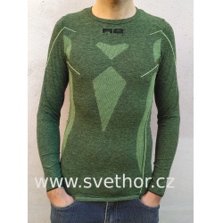 R2 ATF002A black mint panske termo triko dlouhy rukav