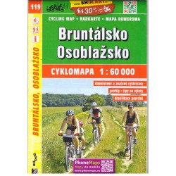 SHOCart 119 Bruntálsko, Osoblažsko 1:60 000 cykloturistická mapa