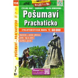 SHOCart 158 Pošumaví, Prachaticko 1:60 000