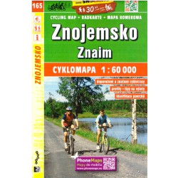 SHOCart 165 Znojemsko 1:60 000 cykloturistická mapa