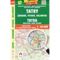 SHOCart 473 Tatry - Západné, Vysoké, Belianske 1:40 000 turistická mapa