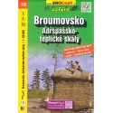 SHOCart 115 Broumovsko, Adršpašsko-teplické skály 1:60 000 cykloturistická mapa