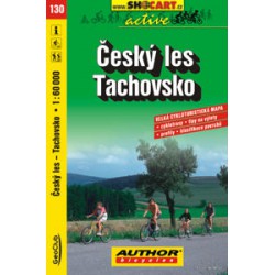SHOCart 130 Český les, Tachovsko 1:60 000 cykloturistická mapa
