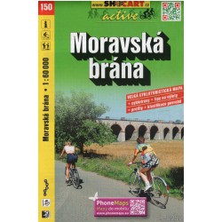 SHOCart 150 Moravská brána 1:60 000 cykloturistická mapa