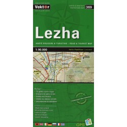 Vektor 369 Albánie Lezha 1:90 000 automapa