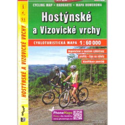 SHOCart 152 Hostýnské a Vizovické vrchy 1:60 000 cykloturistická mapa